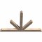 Ekena Millwork Saratoga Smooth Timber Gable Bracket, Douglas Fir, 60"W x 38"H x 3 1/2"D x 3 1/2"F, 15/12 Pitch GBW060X38X0404SAR00SDF - alternate 3